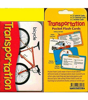 Pocket flash Cards - Transportation
